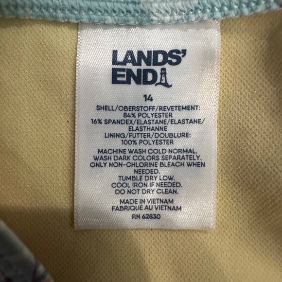 LANDS END GIRLS SIZE 14 2 PIECE TANKINI SWIM SUIT ICE CREAM POPSICLES - Picture 5 of 8